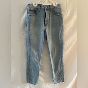Abercrombie & Fitch Light Blue Slim Straight Ankle Jeans
